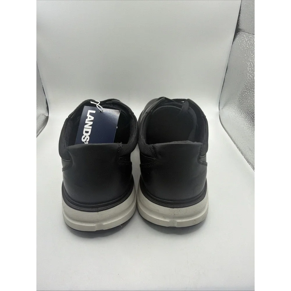 Lands' End Size 10.5 M / SPORT OXFORD / Black / Faux Leather / New Men's Shoes
